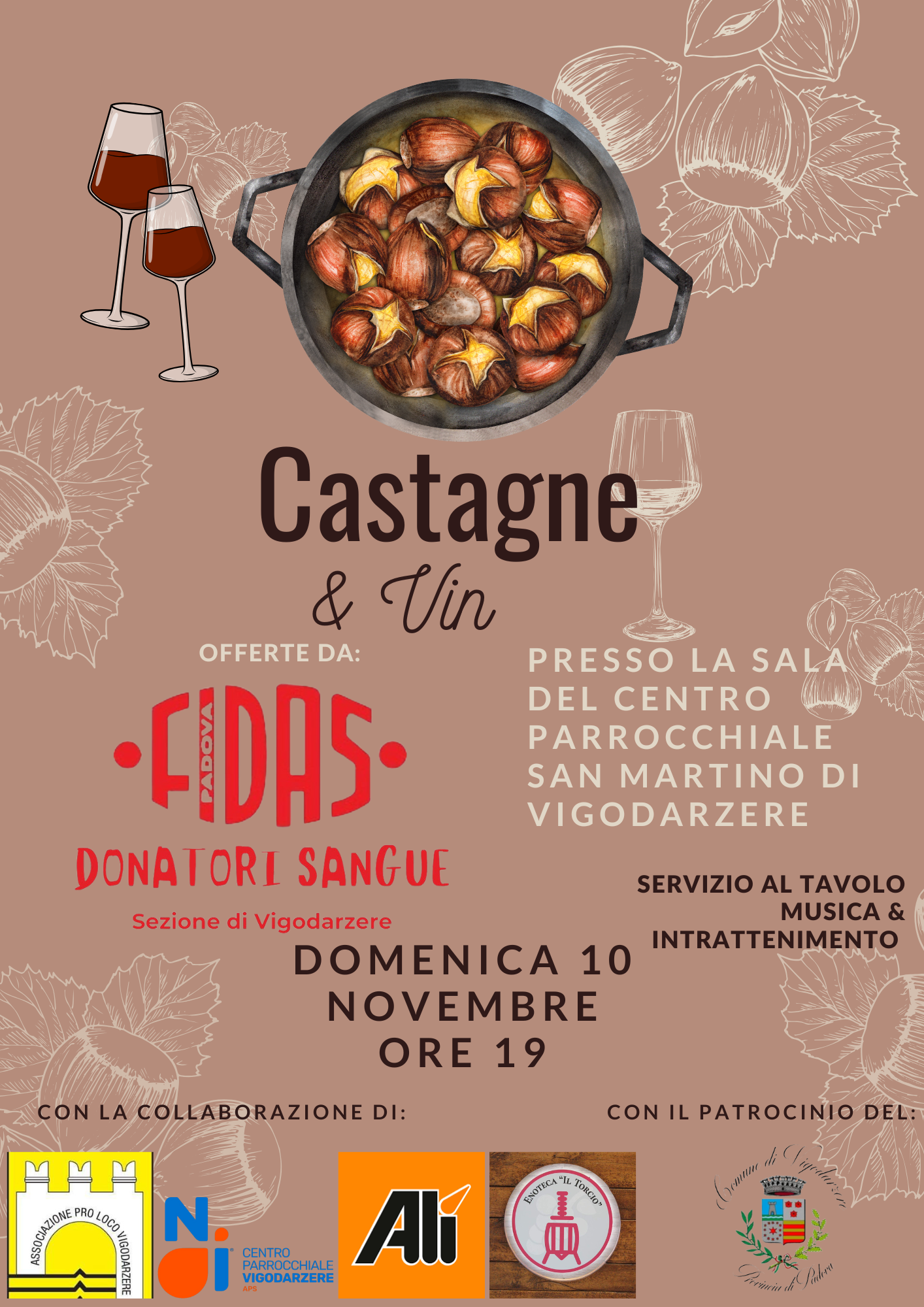 Clicca per accedere all'articolo Festa delle castagne e vino novello - Domenica 10 novembre 2024